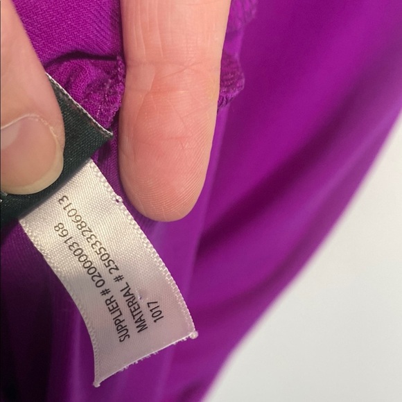 Ralph Lauren Purple Sheath Dress with Cowl Neck - Picture 7 of 8